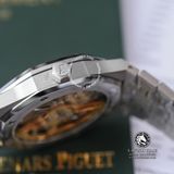 Đồng Hồ Audemars Piguet Royal Oak 15500ST.OO.1220ST.01 Rep 1:1 Chế Tác Vỏ Bạc Mặt Xanh Dương Dây Kim Loại