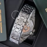 Đồng Hồ Audemars Piguet Royal Oak Perpetual Calendar 26574ST.OO.1220ST.02 Rep 1:1 Chế Tác Vỏ Bạc Mặt Xanh Dây Kim Loại