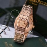 Đồng Hồ Audemars Piguet Royal Oak Skeleton 15407OR.OO.1220OR.01 Rep 1:1 Chế Tác Vỏ Vàng Hồng Mặt Lộ Cơ Dây Kim Loại