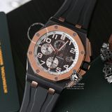 Đồng Hồ Audemars Piguet Royal Oak Offshore 26405NR.OO.A002CA.01 Rep 1:1 Chế Tác Vỏ Vàng Hồng Mặt Đen Dây Cao Su