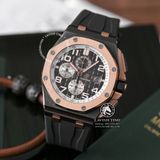 Đồng Hồ Audemars Piguet Royal Oak Offshore 26405NR.OO.A002CA.01 Rep 1:1 Chế Tác Vỏ Vàng Hồng Mặt Đen Dây Cao Su