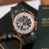 Đồng Hồ Audemars Piguet Royal Oak Offshore 26405NR.OO.A002CA.01 Rep 1:1 Chế Tác Vỏ Vàng Hồng Mặt Đen Dây Cao Su