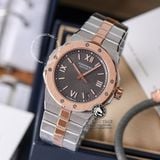 Đồng Hồ Chopard Alpine Eagle 41mm 298600-6001 Rep 1:1 Chế Tác Vỏ Vàng Hồng Mặt Xám Dây Kim Loại