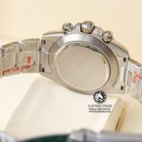 Đồng Hồ Rolex Cosmograph Daytona Rainbow 116599RBOW Rep 1:1 Cao Cấp Vỏ Bạc Niềng Bezel Đính Ruby Cầu Vồng Mặt Đen Dây Kim Loại