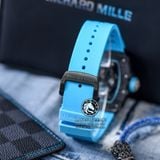 Đồng Hồ Richard Mille RM 53-01 Manual Winding Tourbillon Pablo Mac Donough Rep 1:1 Cao Cấp Vỏ Carbon Mặt Skeleton Lộ Cơ Dây Cao Su