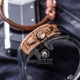 Đồng Hồ Richard Mille RM 011 Automatic Flyback Chronograph Felipe Massa Rep 1:1 Cao Cấp Vỏ Vàng Hồng Mặt Skeleton Lộ Cơ Dây Cao Su