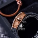 Đồng Hồ Richard Mille RM 51-01 Tourbillon Tiger And Dragon Diamonds Rep 1:1 Chế Tác Vỏ Vàng Hồng Đính Đá Mặt Skeleton Dây Cao Su