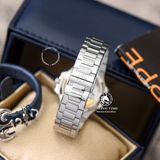 Đồng Hồ Patek Philippe Nautilus 7118/1200A-001 Rep 1:1 Chế Tác Vỏ Bạc Mặt Xanh Dương Dây Kim Loại