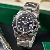 Đồng Hồ Rolex Sea Dweller 43mm 126600-0001 Rep 1:1 Chế Tác Vỏ Bạc Mặt Đen Dây Kim Loại Oyster