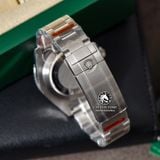 Đồng Hồ Rolex Sea Dweller 43mm 126600-0001 Rep 1:1 Chế Tác Vỏ Bạc Mặt Đen Dây Kim Loại Oyster