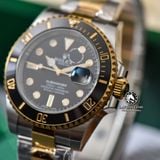 Đồng Hồ Rolex Submariner 126613LN-002 Rep 1:1 Cao Cấp Vỏ Bạc Demi Vàng Kim Mặt Đen Dây Kim Loại Oyster