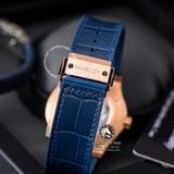 Đồng Hồ Hublot Classic Fusion 42mm Rep 1:1 Chế Tác Vỏ Vàng Hồng Titanium Mặt Số Xanh Dương Chải Tia Dây Cá Sấu 542.OX.7180.LR
