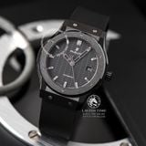 Đồng Hồ Hublot Classic Fusion 42mm Rep 1:1 Chế Tác Vỏ Đen Ceramic Mặt Số Đen Carbon Dây Cao Su 542.CM.1771.RX