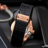 Đồng Hồ Hublot Classic Fusion 42mm Rep 1:1 Chế Tác Vỏ Vàng Hồng Titanium Mặt Số Đen Dây Cá Sấu 542.OX.1181.LR