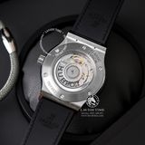Đồng Hồ Hublot Classic Fusion 42mm Rep 1:1 Chế Tác Vỏ Bạc Titanium Mặt Số Đen Dây Cá Sấu 542.NX.1171.LR