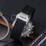 Đồng Hồ Hublot Big Bang Unico 42mm Rep 1:1 Chế Tác Vỏ Bạc Mặt Xám Dây Cao Su 441.NX.1171.RX