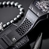 Đồng Hồ Richard Mille RM 027 Tourbillon Rafael Nadal Rep 1:1 Chế Tác Vỏ Titanium Đen Mặt Skeleton Lộ Cơ Dây Cao Su
