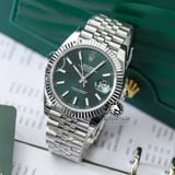 Đồng Hồ Rolex Datejust 41mm 126334-0028 Rep 1:1 Chế Tác Mặt Xanh Lá Mint Green Dây 5 mắt Jubilee
