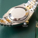Đồng Hồ Rolex Datejust 31mm M278383RBR-0030 Rep 1:1 Chế Tác Mặt Xanh Lá Dây Demi Vàng Kim Jubilee 5 mắt