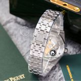 Đồng Hồ Audemars Piguet Royal Oak 37mm 15450ST.OO.1256ST.03 Rep 1:1 Chế Tác Vỏ Bạc Mặt Xanh Dương Dây Kim Loại