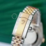 Đồng Hồ Rolex Datejust 41mm 126333-0018 Rep 1:1 Chế Tác Bọc Vàng Kim Mặt Số Độ Xà Cừ Vân Mây Cọc Số Kim Cương Thiên Nhiên Dây 5 mắt Jubilee
