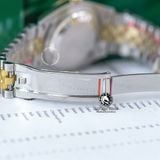 Đồng Hồ Rolex Datejust 41mm 126333-0018 Rep 1:1 Chế Tác Bọc Vàng Kim Mặt Số Độ Xà Cừ Vân Mây Cọc Số Kim Cương Thiên Nhiên Dây 5 mắt Jubilee