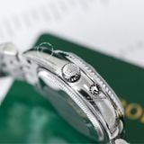 Đồng Hồ Rolex Datejust 31mm m278274-0006 Rep 1:1 Chế Tác Mặt Xà Cừ Trắng Niềng Khía Dây Thép Jubilee 5 mắt