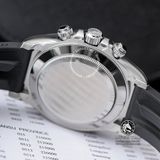 Đồng Hồ Rolex Cosmograph Daytona 116519LN-0037 Rep 1:1 Chế Tác Vỏ Bạc Mặt Xám Dây Cao Su