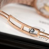 Đồng Hồ Patek Philippe Nautilus 5712R-001 Rep 1:1 Chế Tác Vỏ Vàng Hồng Mặt Nâu Dây Kim Loại
