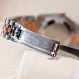 Đồng Hồ Rolex Datejust 36mm 126231-0025 Rep 1:1 Chế Tác Vỏ Demi Bọc Vàng Mặt Vi Tính Nâu Cọc Số Đính Đá Dây Kim Loại Jubilee