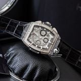 Đồng Hồ Hublot Spirit Of Big Bang 42mm Rep 1:1 Chế Tác Vỏ Bạc Mặt Đen Dây Da Cá Sấu 601.NX.0173.LR