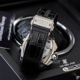 Đồng Hồ Hublot Spirit Of Big Bang 42mm Rep 1:1 Chế Tác Vỏ Bạc Mặt Đen Dây Da Cá Sấu 601.NX.0173.LR