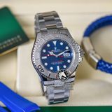 Đồng Hồ Rolex Yacht-Master 40mm 126622-0002 Rep 1:1 Cao Cấp Vỏ Bạc Mặt Xanh Dây Kim Loại