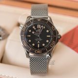 Đồng Hồ Omega Seamaster Diver 300M James Bond 007 No Time To Die 42 mm 210.90.42.20.01.001 Rep 1:1 Chế Tác Vỏ Bạc Mặt Đen Dây Kim Loại