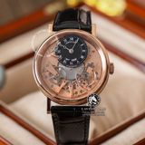 Đồng Hồ Breguet Tradition 7057BR/R9/9W6 Rep 1:1 Chế Tác Vỏ Vàng Hồng Mặt Hồng Dây Da