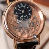 Đồng Hồ Breguet Tradition 7057BR/R9/9W6 Rep 1:1 Chế Tác Vỏ Vàng Hồng Mặt Hồng Dây Da