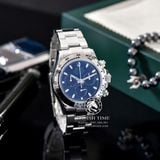 Đồng Hồ Rolex Cosmograph Daytona White Gold Blue Dial 116509-0071 Rep 1:1 Cao Cấp Vỏ Bạc Mặt Xanh Dương Dây Kim Loại
