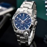Đồng Hồ Rolex Cosmograph Daytona White Gold Blue Dial 116509-0071 Rep 1:1 Cao Cấp Vỏ Bạc Mặt Xanh Dương Dây Kim Loại