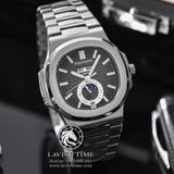 Đồng Hồ Patek Philippe Nautilus 5726/1A-001  Rep 1:1 Vỏ Bạc Mặt Xám Dây Kim Loại