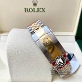 Đồng Hồ Rolex Datejust 36mm 126233-0037 Rep 1:1 Cao Cấp Vỏ Demi Vàng Kim Mặt Lá Cọ Vàng Cọc Số Vạch Dây Kim Loại Jubilee