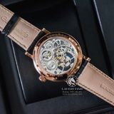 Đồng Hồ Breguet Tourbillon Perpetual Calendar 3755 Rep 1:1 Chế Tác Vỏ Vàng Hồng Mặt Tourbillon Dây Da