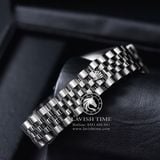 Đồng Hồ Rolex Datejust 31mm 178274 Rep 1:1 Chế Tác Vỏ Bạc Niềng Bezel Đính Đá Mặt Bạc Cọc Số La Mã Dây Kim Loại