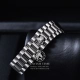 Đồng Hồ Rolex Day-Date 36mm 118239-003 Rep 1:1 Cao Cấp Vỏ Bạc Mặt Xám Cọc Số Đính Đá Dây Kim Loại