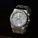 Đồng Hồ Audemars Piguet Royal Oak Chronograph 26320ST.OO.1220ST.02 Rep 1:1 Vỏ Bạc Mặt Trắng