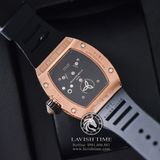 Đồng Hồ Richard Mille RM 051 Phoenix Michelle Yeoh Rep 1:1 Chế Tác Vỏ Vàng Hồng Đính Đá Mặt Đính Đá Dây Cao Su