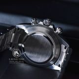 Đồng Hồ Rolex Cosmograph Daytona 116576TBR Rep 1:1 Cao Cấp Vỏ Bạc Niềng Bezel Đính Đá Mặt Số Đính Đá Dây Kim Loại