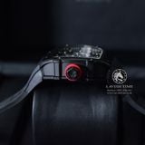 Đồng Hồ Richard Mille RM 027-01Tourbillon Rafael Nadal Rep 1:1 Cao Cấp Vỏ Thép Đen  Mặt Skeleton Lộ Cơ Dây Cao Su