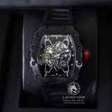 Đồng Hồ Richard Mille RM 35-01 Rafael Nadal Rep 1:1 Cao Cấp Vỏ Carbon Mặt Skeleton Lộ Cơ Dây Cao Su