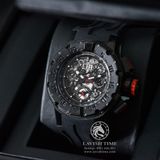 Đồng Hồ Richard Mille RM 032 Automatic Winding Flyback Chronograph Diver's Rep 1:1 Cao Cấp Vỏ Thép Đen Mặt Skeleton Lộ Cơ Dây Cao Su