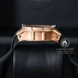 Đồng Hồ Richard Mille RM 032 Rose Gold Automatic Winding Flyback Chronograph Diver's Rep 1:1 Cao Cấp Vỏ Vàng Hồng Mặt Skeleton Lộ Cơ Dây Cao Su